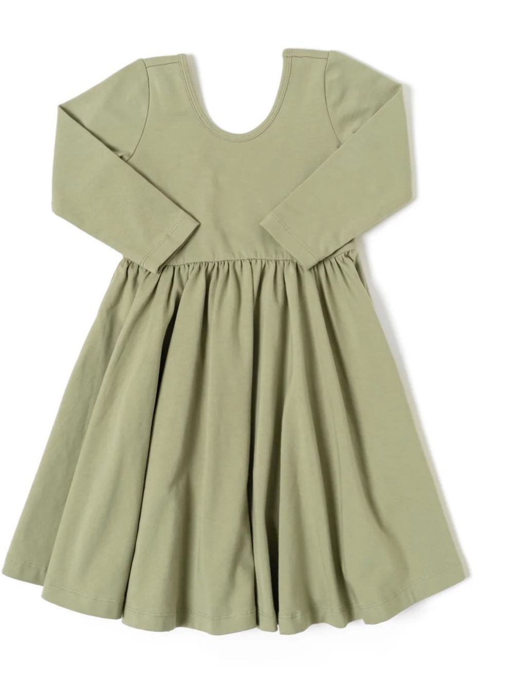 Girls Long Sleeve Twirl Dress